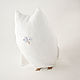 Linen toy Owl. Stuffed Toys. sweet-crafts. Online shopping on My Livemaster.  Фото №2