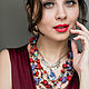 Unforgettable you. Ethnic necklace. USA, Vintage necklace, Krasnodar,  Фото №1