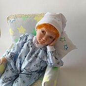 Куклы и игрушки handmade. Livemaster - original item boudoir doll. A boy in pajamas .. Handmade.