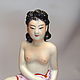 Order Girl Nude Matchbox Ashtray Old China 1950s Figurine China. Aleshina. Livemaster. . Vintage statuettes Фото №3