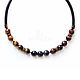 Tiger Eye Necklace 'October', Necklace, Moscow,  Фото №1