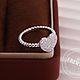 Золотое кольцо Сердце с бриллиантами. Кольцо на весь палец. FROLOF JEWELRY. Ярмарка Мастеров.  Фото №6