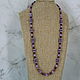 Long beads made of lepidolite stones. Beads2. Magic box. My Livemaster. Фото №5
