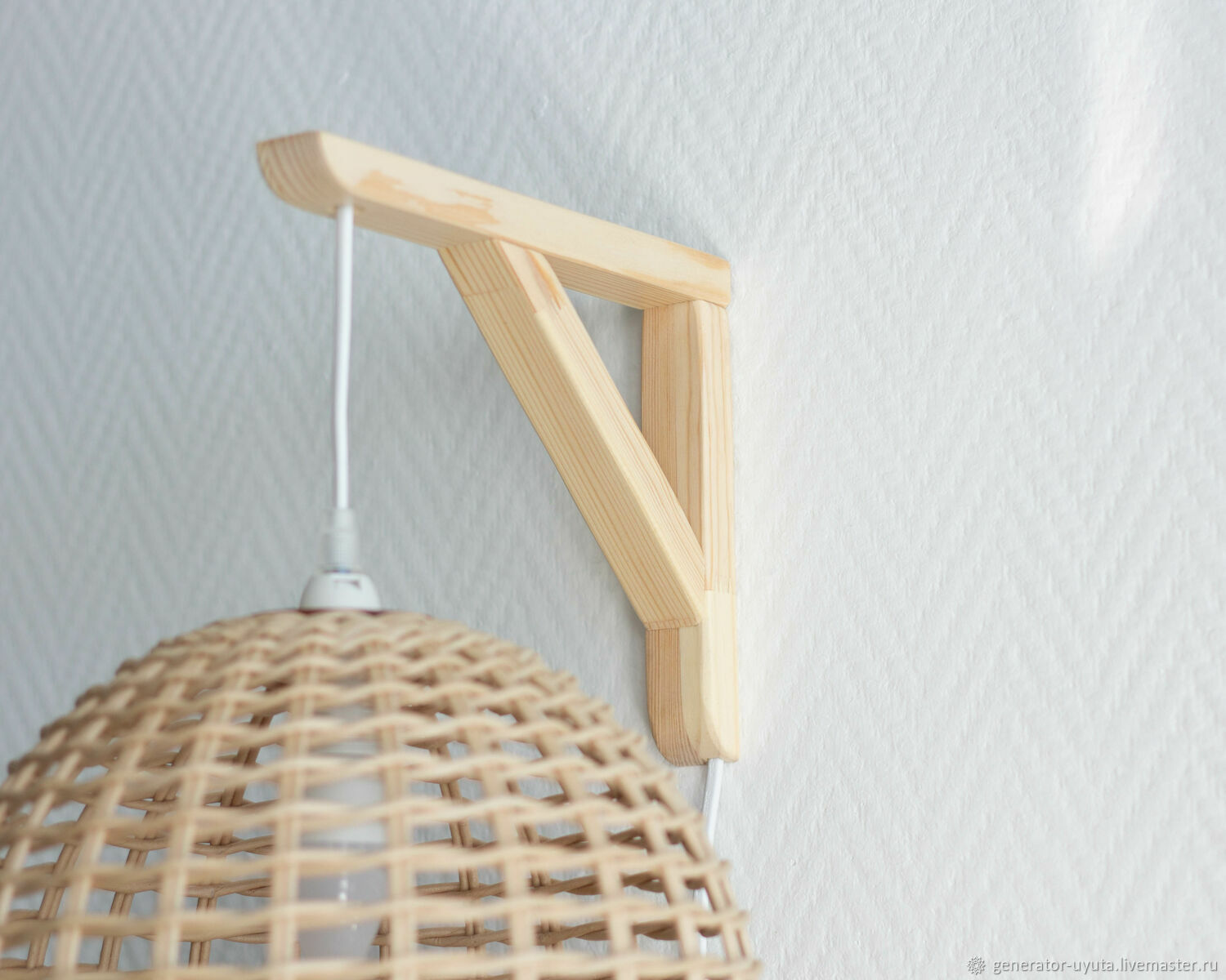 Настенный подвесной светильник воздушный шар на кронштейне купить в ...