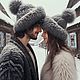Шапки Вязаные Для Него и Для Неё. Шапки. ШерстяЛапки. Ярмарка Мастеров.  Фото №5
