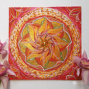 Картины и панно handmade. Livemaster - original item Mandala of Prosperity on canvas. Handmade.