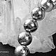 Метеорит Муонионалуста, РЕДКОСТЬ! Бусины шары серебро 6-8 мм, Бусины, Самара,  Фото №1