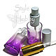 Bottle spray perfume 30 ml purple. Bottles1. For inventions. Online shopping on My Livemaster.  Фото №2