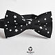 Tie Black sky / butterfly tie black with stars, Ties, Moscow,  Фото №1