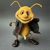 Куклы и игрушки handmade. Livemaster - original item Cockroach-the joker. Felted toy. Miniature. Handmade.