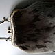 Handbag made from fur and leather on the clasp. Clasp Bag. Irena (ReSoleil). My Livemaster. Фото №5
