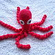 Order Miracle Octopussy 'rose'. Itka's made. Livemaster. . Stuffed Toys Фото №3