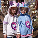 Unicorn children's hoodie with ears on the hood, Blue Hoodie Pony. Sweatshirts and hoodies. Lara (EnigmaStyle). My Livemaster. Фото №5