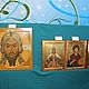 Order SAVED by non-man-made icon, Lord, Savior, Christ, walnut. Icon_svyatyobraz Anna. Livemaster. . Icons Фото №3