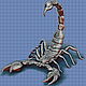 A set of bead embroidery : Scorpio. Embroidery kits. Beaded embroidery from Laura. Online shopping on My Livemaster.  Фото №2