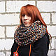Заказать Шерстяной снуд крупной вязки "Рок-н-ролл" в два оборота. IRINA GRUDKINA Handmade Knitwear. Ярмарка Мастеров. . Снуды Фото №3