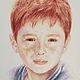 Portrait of a boy from a photo. Pictures. Larisa Napalkova. Paintings, portrai. My Livemaster. Фото №4