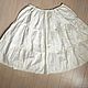 Underwear Underskirt Full Skirt Cambric vintage lace flounder vintage. Vintage skirts. *¨¨*:·.Vintage Box.·:*¨¨*. Интернет-магазин Ярмарка Мастеров.  Фото №2