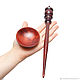Spindle for spinning with a base of Siberian Cedar Wood #B26. Spindle. ART OF SIBERIA. Online shopping on My Livemaster.  Фото №2