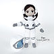 Master class Doll in an astronaut costume, Knitting patterns, Korolev,  Фото №1