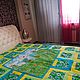 Patchwork of Chamomile and butterfly, Blanket, Moscow,  Фото №1