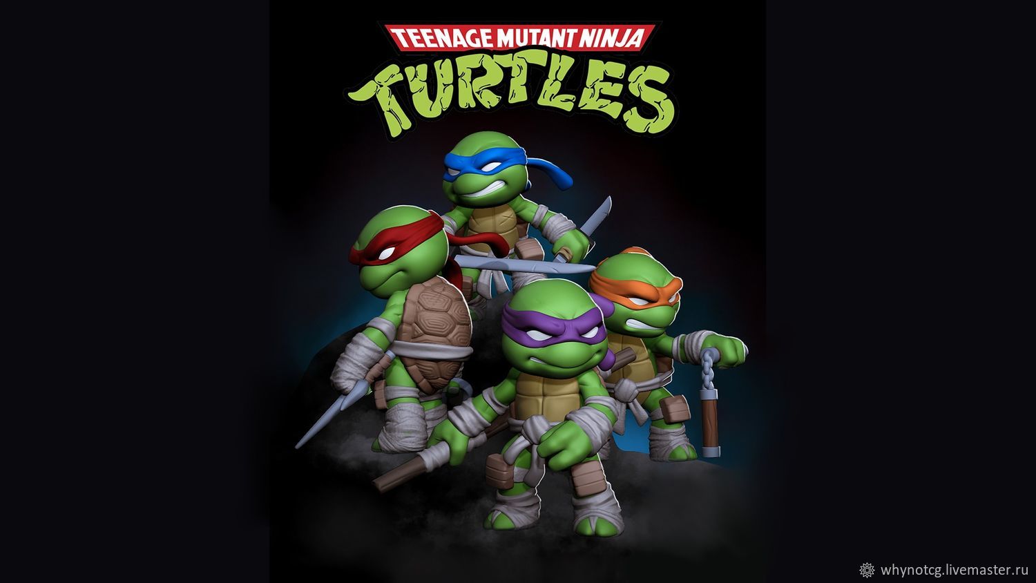 Фигурки Черепашки ниндзя 4 шт. Статуэтки (tmnt) в интернет-магазине Ярмарка  Мастеров по цене 4335 ₽ – SNSUERU | Статуэтка, Кострома - доставка по России