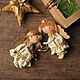 Christmas interior. Christmas gift. Christmas angel. Christmas decorations handmade. NEW YEAR. Vintage. Christmas angel. Albinatoys 
