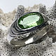 Men's ring with rare green Tourmaline Paraiba ( Paraiba ) 2,67ct, Rings, Moscow,  Фото №1