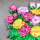 Order The picture is embroidered with ribbons of Roses. lentochnyj-raj. Livemaster. . Pictures Фото №3