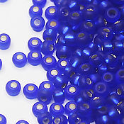 Материалы для творчества handmade. Livemaster - original item Czech beads 10/0 Blue Matte light 37080 10 g Preciosa. Handmade.
