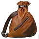 Рюкзак-мешок на одной лямке Рыжий с коричневым. Рюкзаки. SofiTone. Интернет-магазин Ярмарка Мастеров.  Фото №2