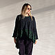 Блузка-бохо из мягкого сине-зеленого хлопка MUHA-379b. Блузки. MUHA (vintagechic). Ярмарка Мастеров.  Фото №4