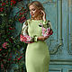 Dress 'Forest flower' light green, Dresses, St. Petersburg,  Фото №1