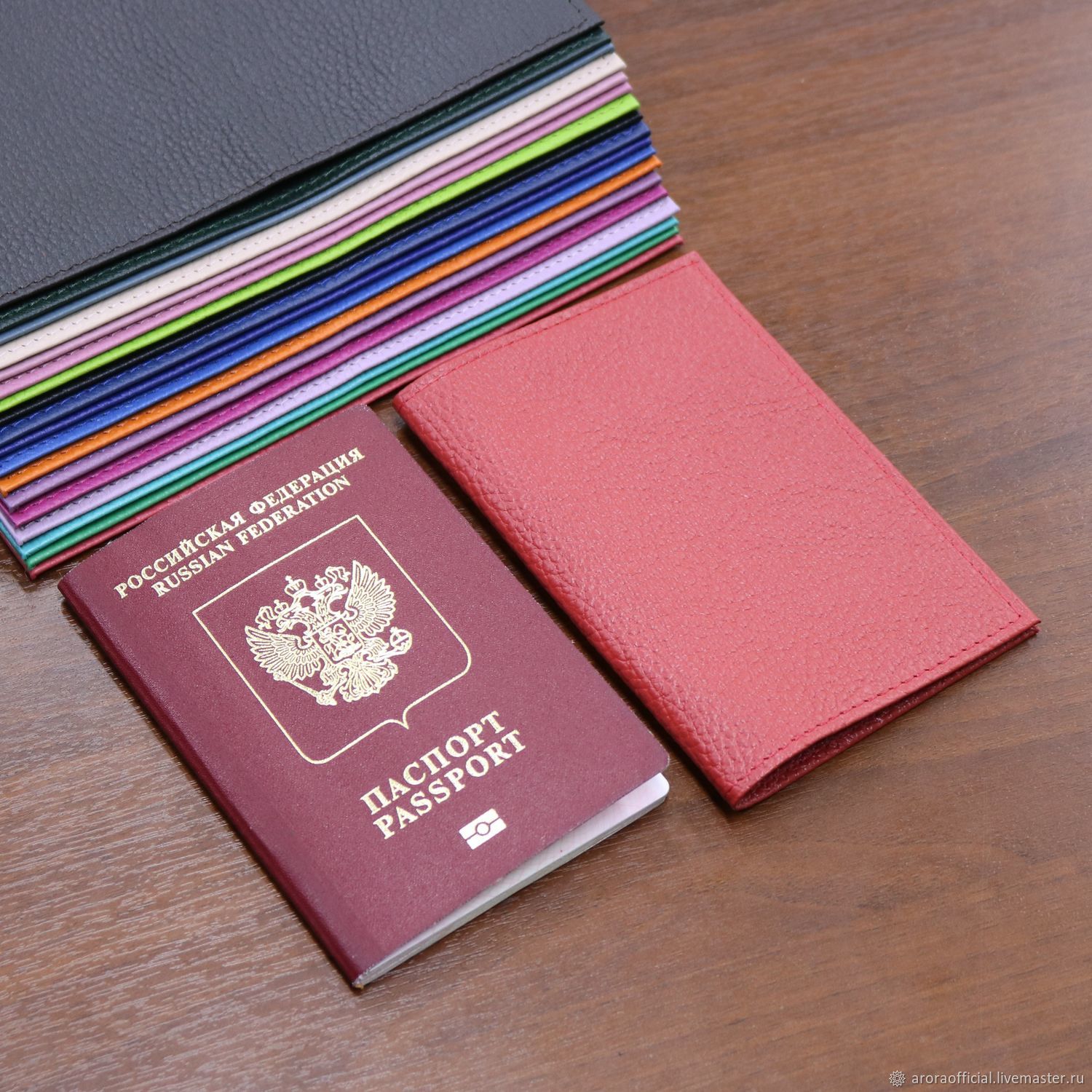 Passport cover genuine leather, Passport cover, Moscow,  Фото №1