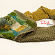 Knitted Snood scarf 'Green pieces' Snood unisex. Scarves. asmik (asmik). Online shopping on My Livemaster.  Фото №2