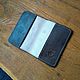 Order Passport cover made of genuine leather ' WOLF'. 'АГОРА' изделия из натуральной кожи. Livemaster. . Business card holders Фото №3