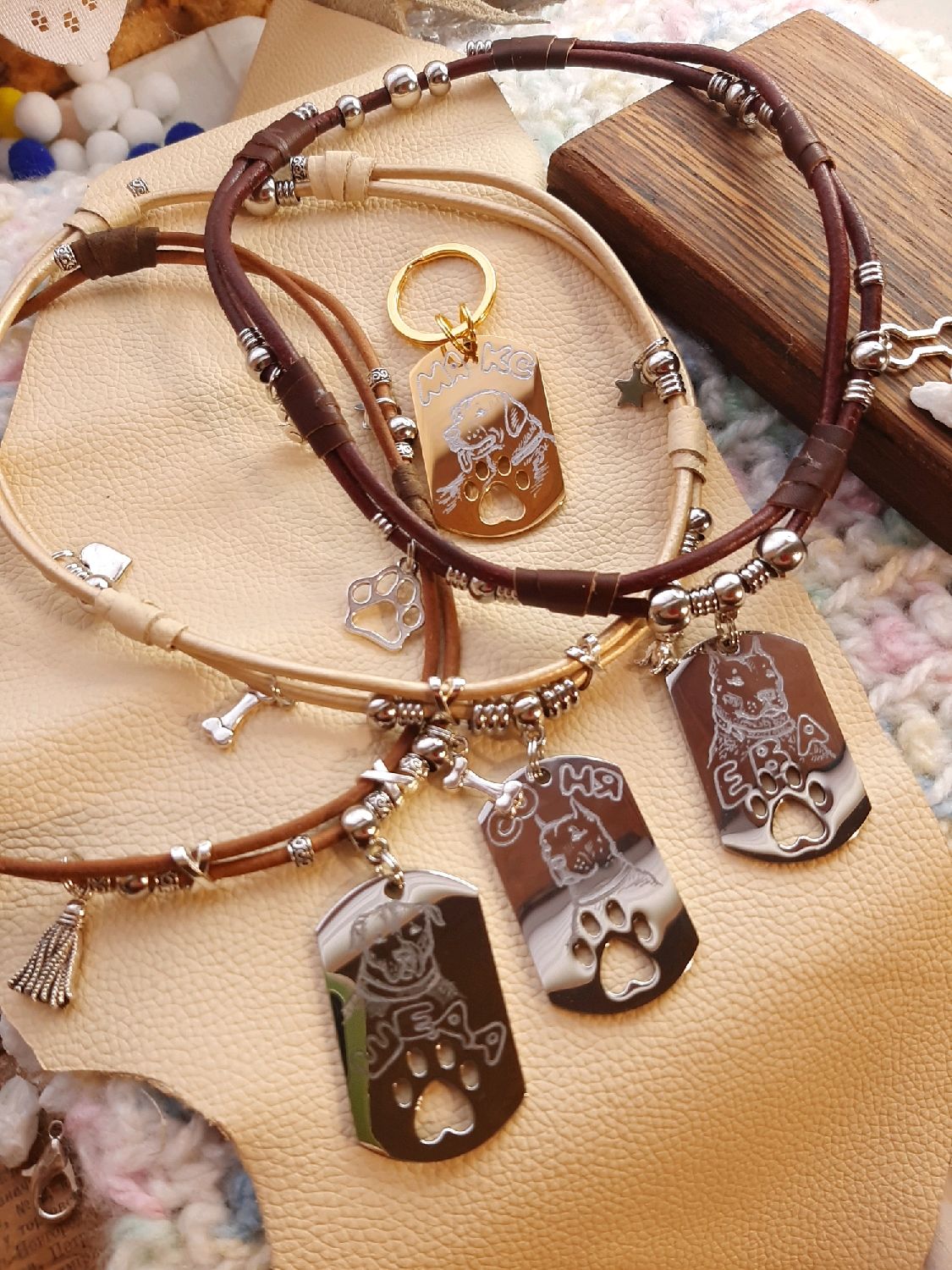 Адресник с "Портретом" ,Ошейник в интернет-магазине на Ярмарке Мастеров ...