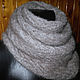 Men's knitted scarf. Scarves. Warm Yarn. My Livemaster. Фото №4