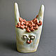 Керамический хранитель колец В СЕРДЕЧКАХ. Хранение украшений. Ammonit_art_ceramics. Интернет-магазин Ярмарка Мастеров.  Фото №2