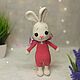 Order Handmade toys. Knitted Bunny. knitted bear. A gift for the New. igrushkivyzanie. Livemaster. . Amigurumi dolls and toys Фото №3