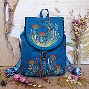 Сумки и аксессуары handmade. Livemaster - original item Canvas backpack 