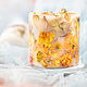 SUMMER NOON candle with dried flowers made of food paraffin, Candles, Schyolkovo,  Фото №1