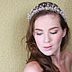 Wedding crown bride. Bezel with airy branches, Bridal Tiara, Moscow,  Фото №1