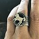 Order Wide Silver Horse Ring. Silver, Gold. BENANDLU. Livemaster. . Rings Фото №3