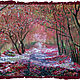 Вышитая картина Осенняя аллея, Картины, Санкт-Петербург,  Фото №1