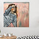 Girl in a vest, bedroom painting, oil on canvas, Pictures, St. Petersburg,  Фото №1