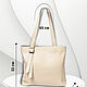 Order Shopper bag made of genuine leather Women's leather bag. Leather Collection. Livemaster. . Shopper Фото №3