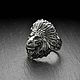 Кольцо Лев Вождь. Кольца. AlexFox Jewelry. Ярмарка Мастеров.  Фото №4
