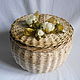 Order a wicker basket in the style of shabby chic. paperchest (paperchest). Livemaster. . Basket Фото №3