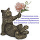 Статуэтка Кошка бронзовая. Статуэтки. АртИзюминка. Интернет-магазин Ярмарка Мастеров.  Фото №2